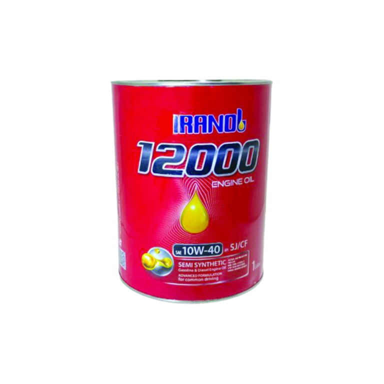 روغن موتور ایرانول 12000 10w40-چهار لیتری
