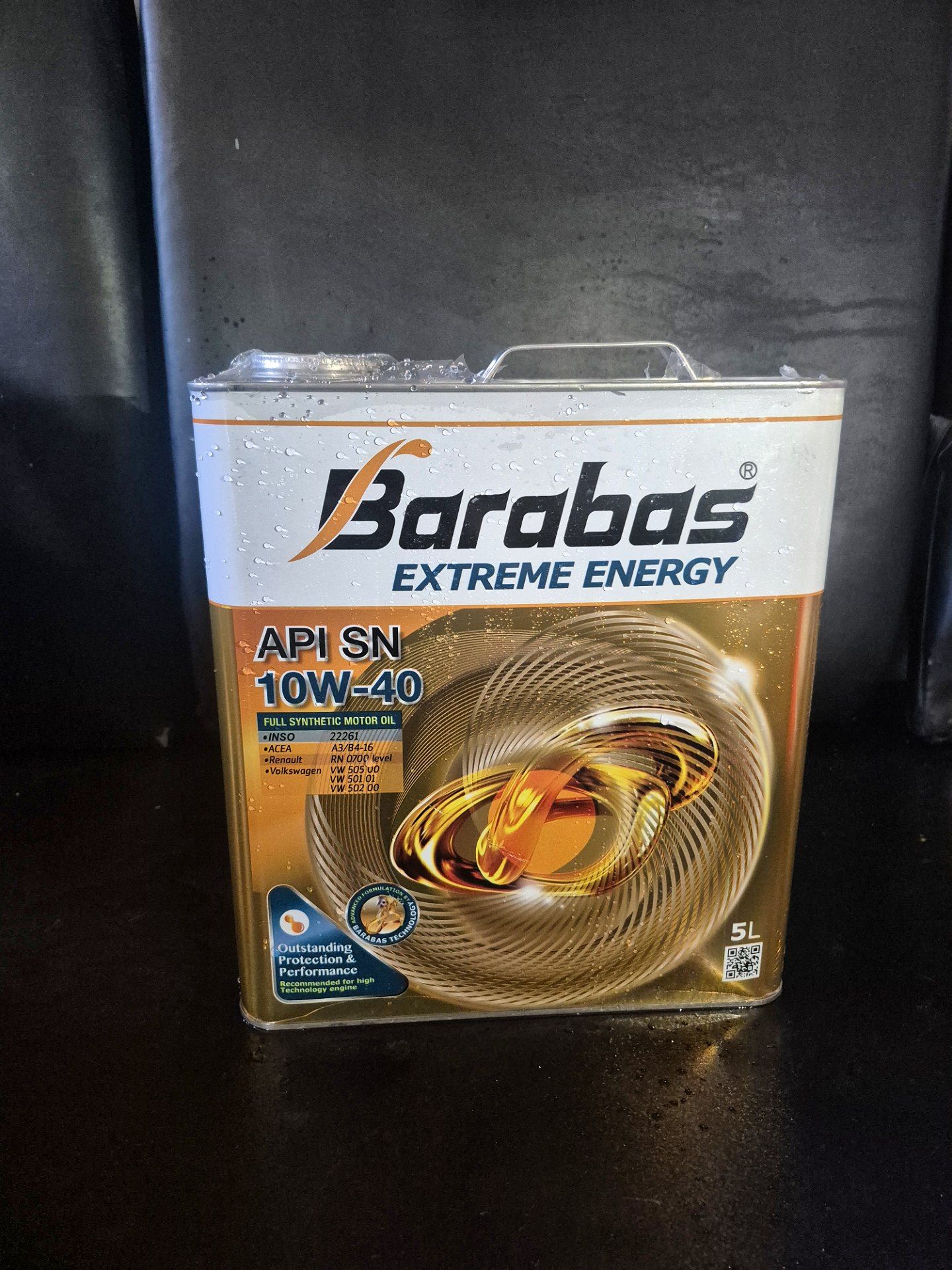 روغن موتور 10w40 SN پنج لیتری باراباس